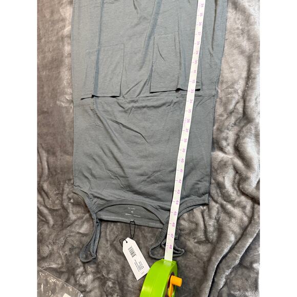 NWT Universal Standard JACKSON SLEEVELESS JUMPSUIT SEDONA SAGE Grey SZ 4XS 00-0 - Picture 10 of 11